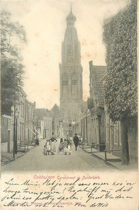 Enkhuizen Torenstraat en Zuiderkerk