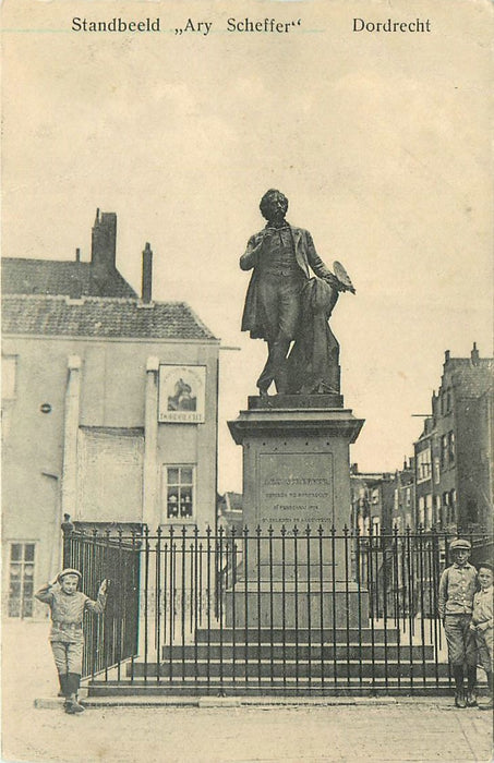 Dordrecht Standbeeld A Scheffer