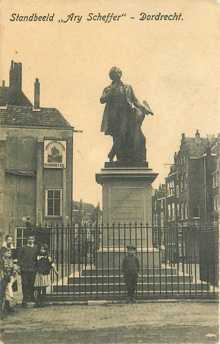 Dordrecht Standbeeld A Scheffer