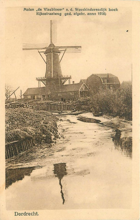 Dordrecht Molen De Vlasbloem