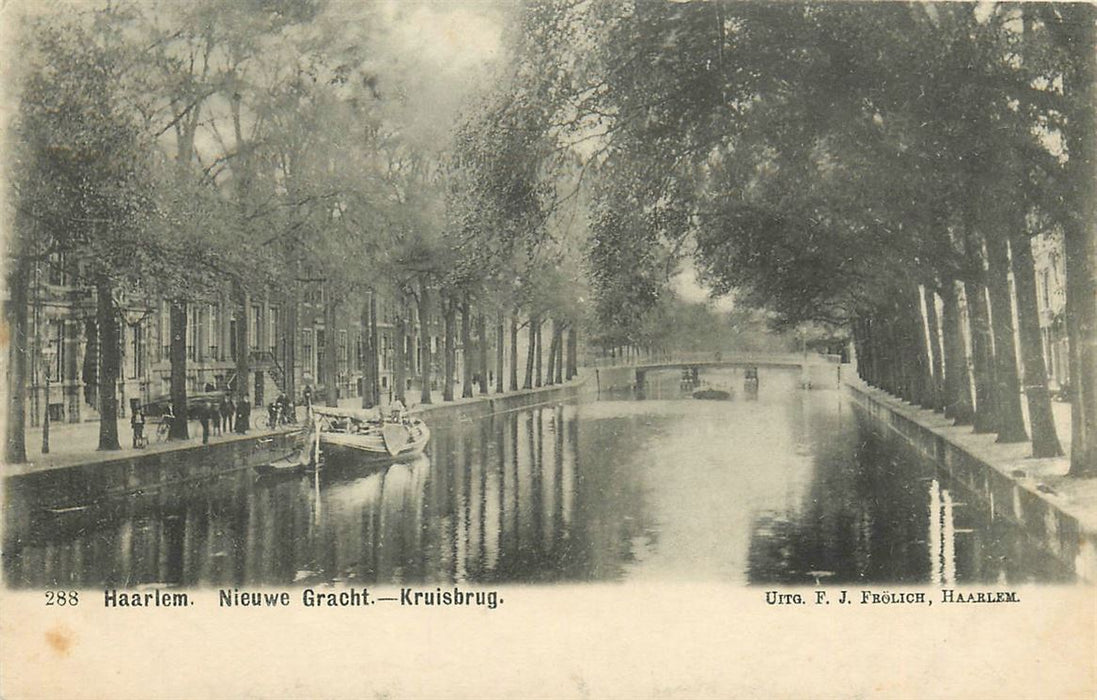 Haarlem Nieuwe Gracht Kruisbrug