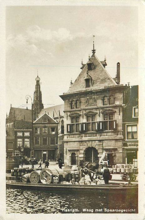 Haarlem Waag met Spaarnegezicht