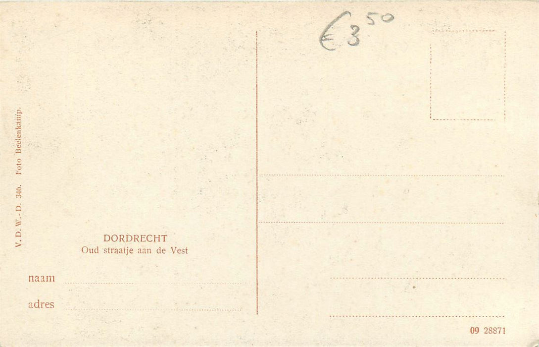 Dordrecht Oud Straatje aan de Vest