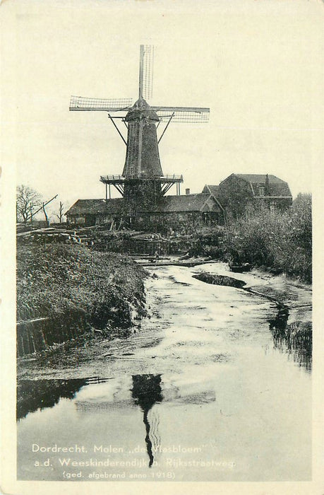 Dordrecht Molen De Vlasbloem