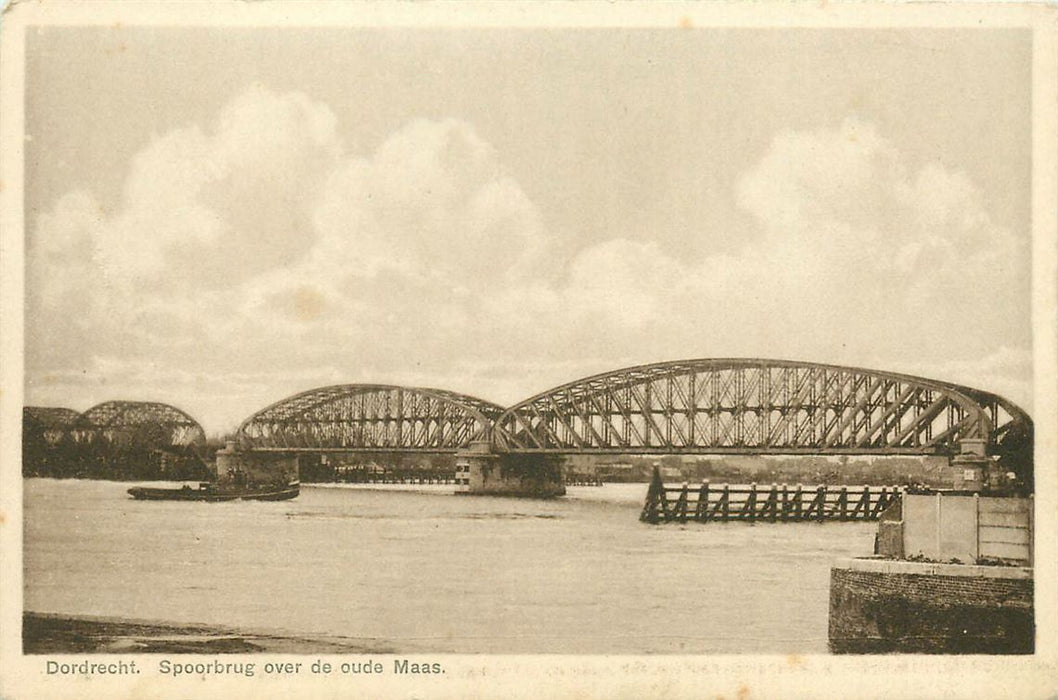 Dordrecht Spoorbrug over de oude Maas