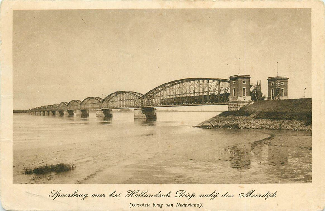 Dordrecht Spoorbrug Hollandsche Diep