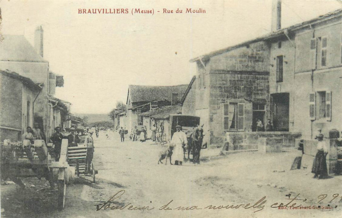 Brauvilliers (Meuse) Rue du Moulin