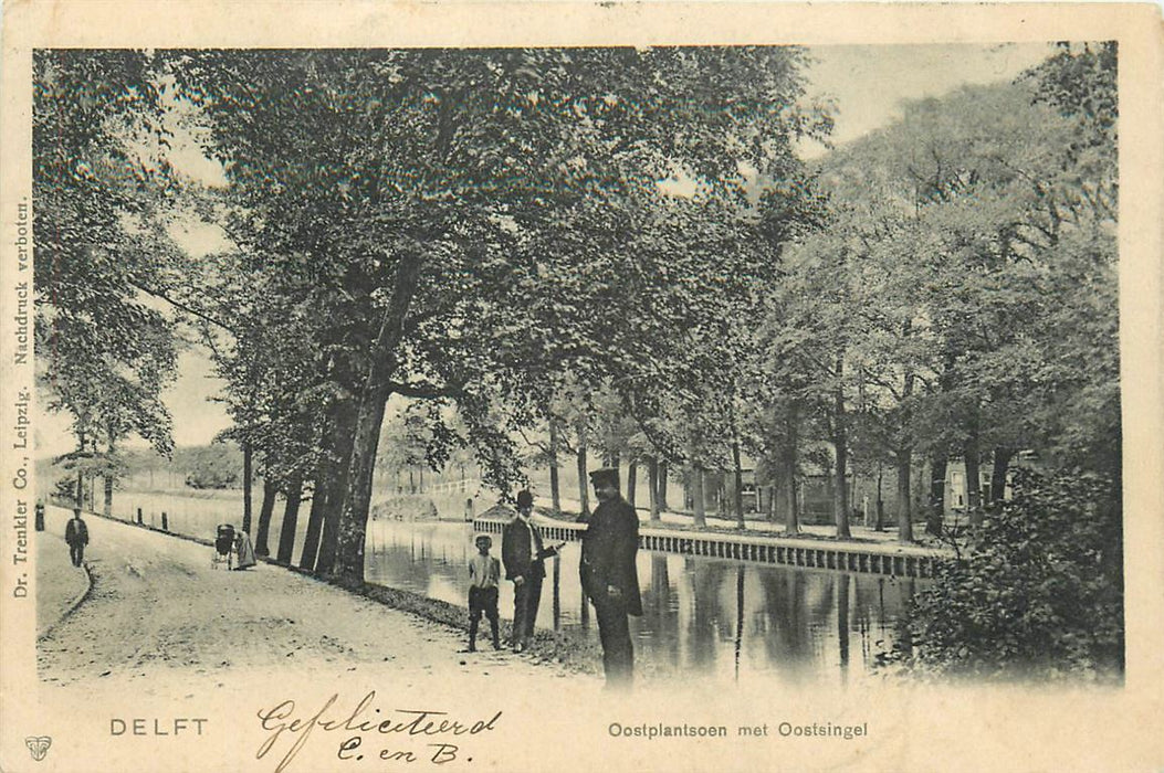 Delft Oostplantsoen met Oostsingel