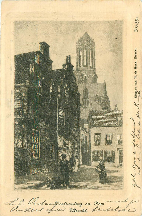 Utrecht Voetiussteeg en Dom