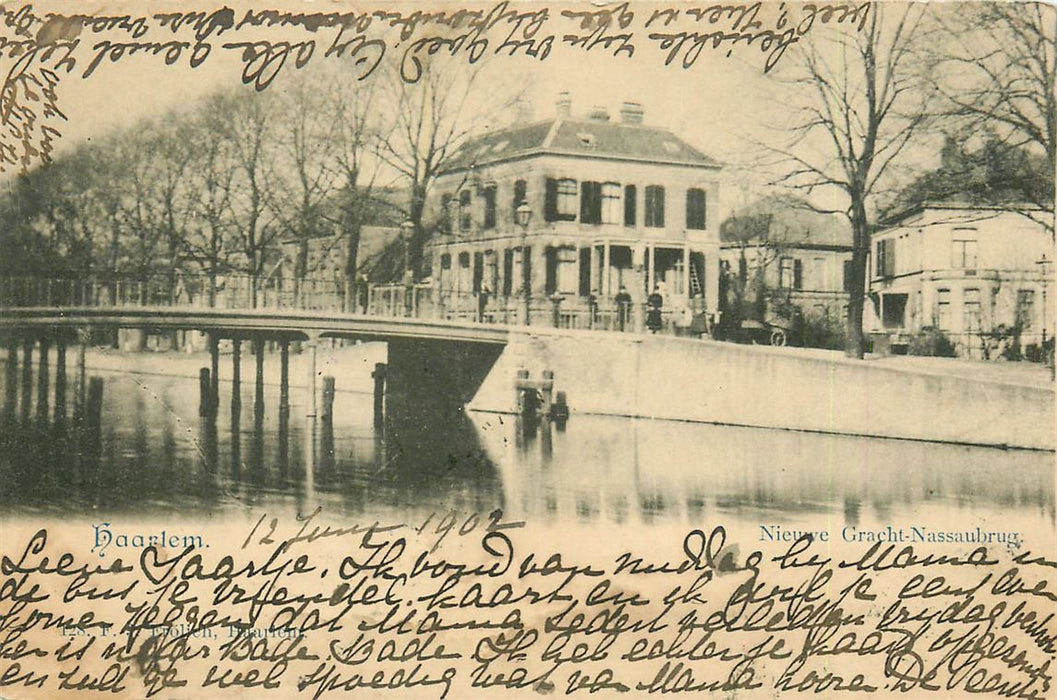 Haarlem Nieuwe Gracht-Nassaubrug