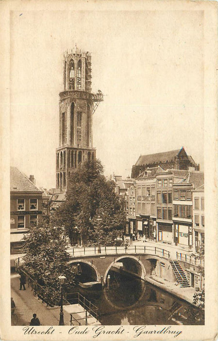 Utrecht Oude Gracht Gaardbrug