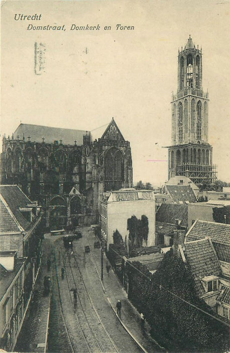 Utrecht Domstraat kerk toren