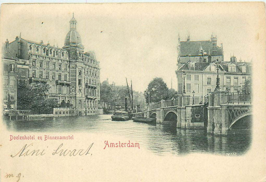 Amsterdam Doelenhotel Binnenamstel