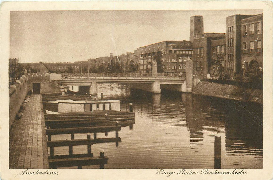 Amsterdam Brug Pieter Lastmankade