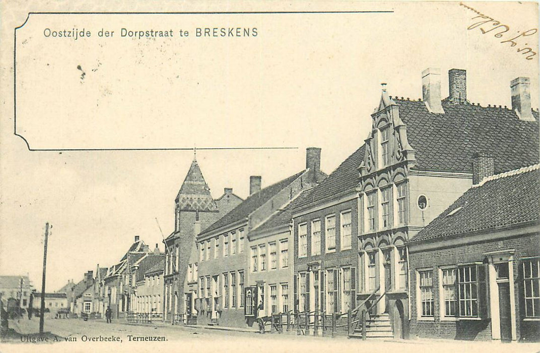 Breskens Oostzijde der Dorpstraat