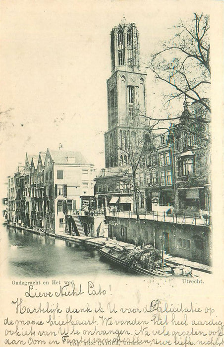 Utrecht Oudegracht en Het Wed