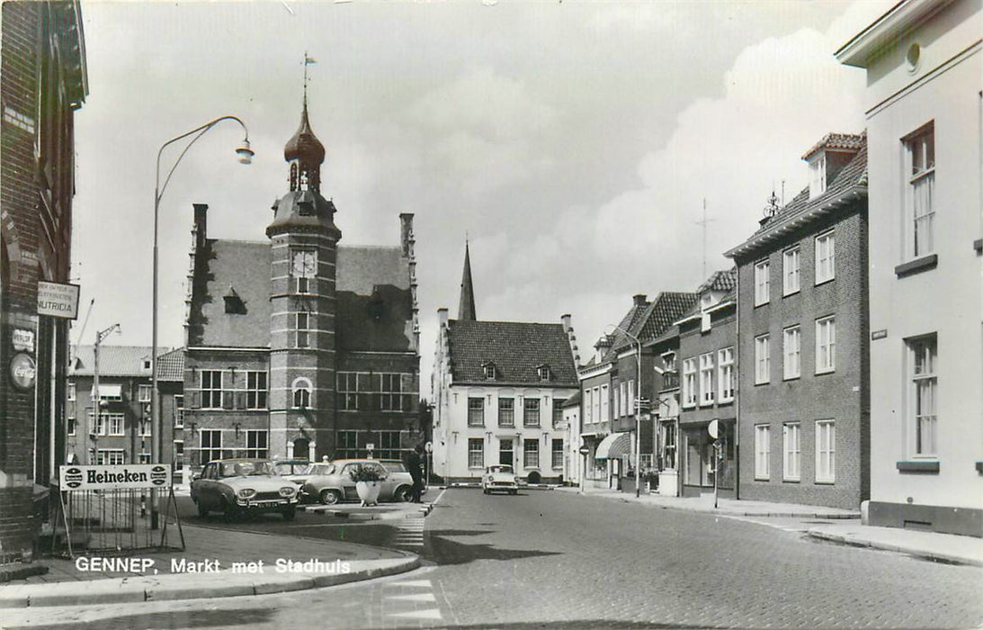 Gennep Markt met Stadhuis