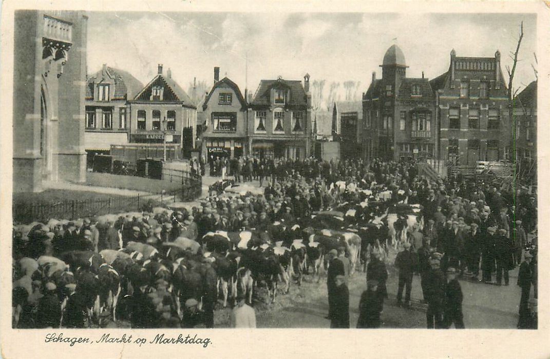 Schagen Markt op Marktdag