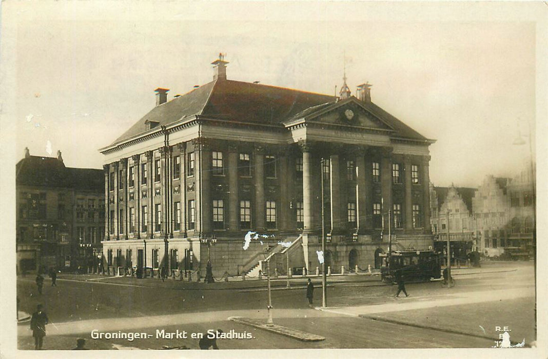 Groningen Markt en Stadhuis