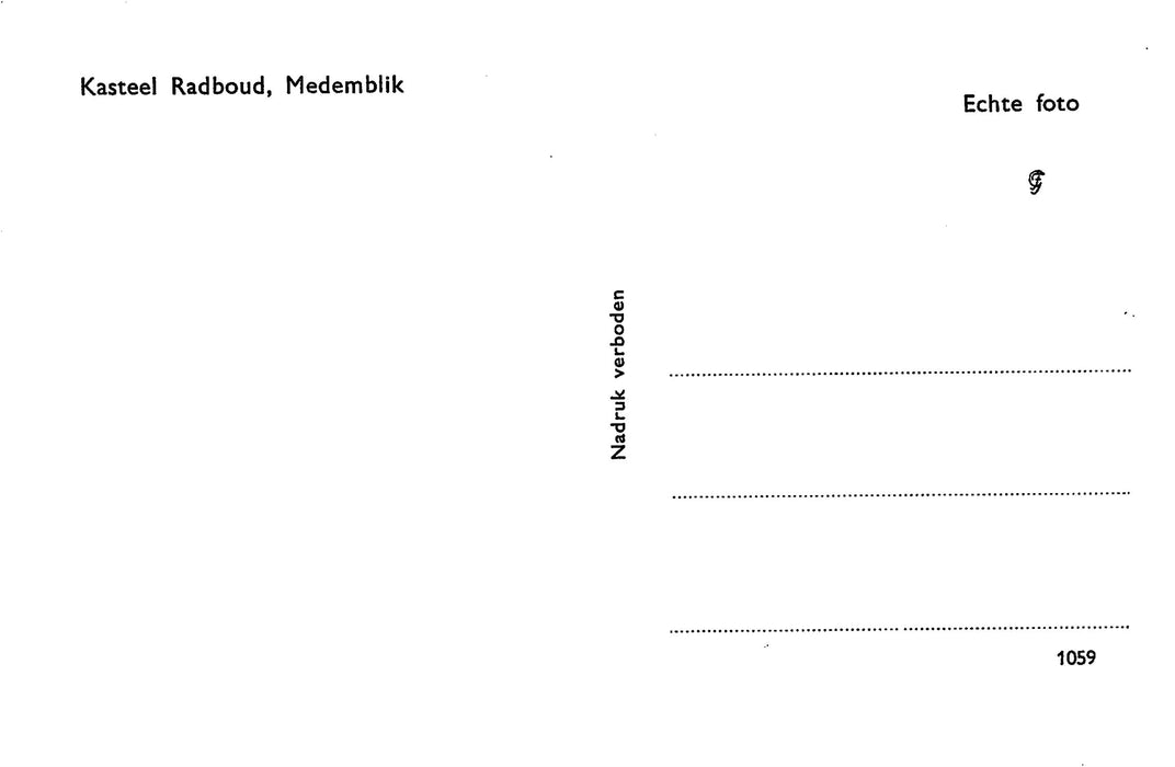 Medemblik Kasteel Radboud