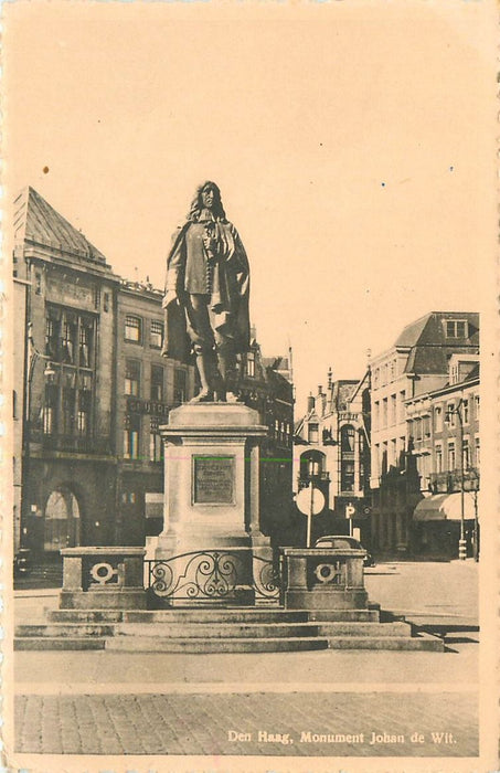 Den Haag  Monument Johan de Wit