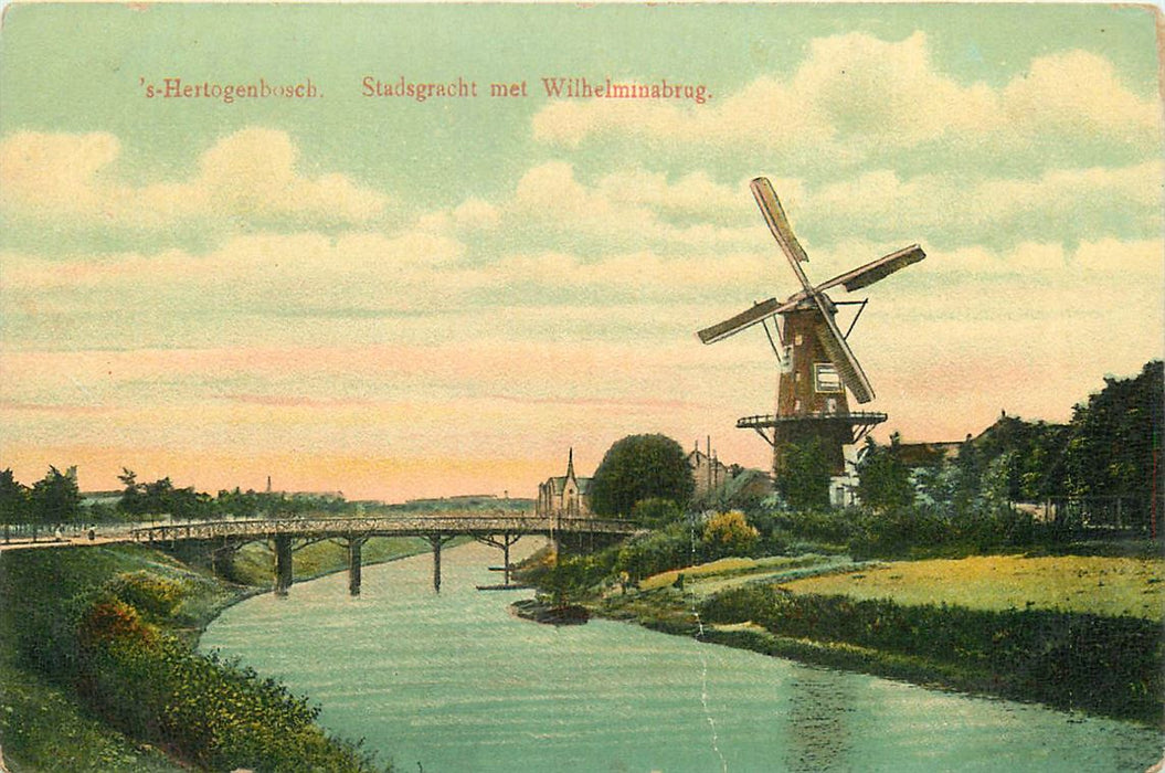 Den Bosch Stadsgracht Wilhelminabrug