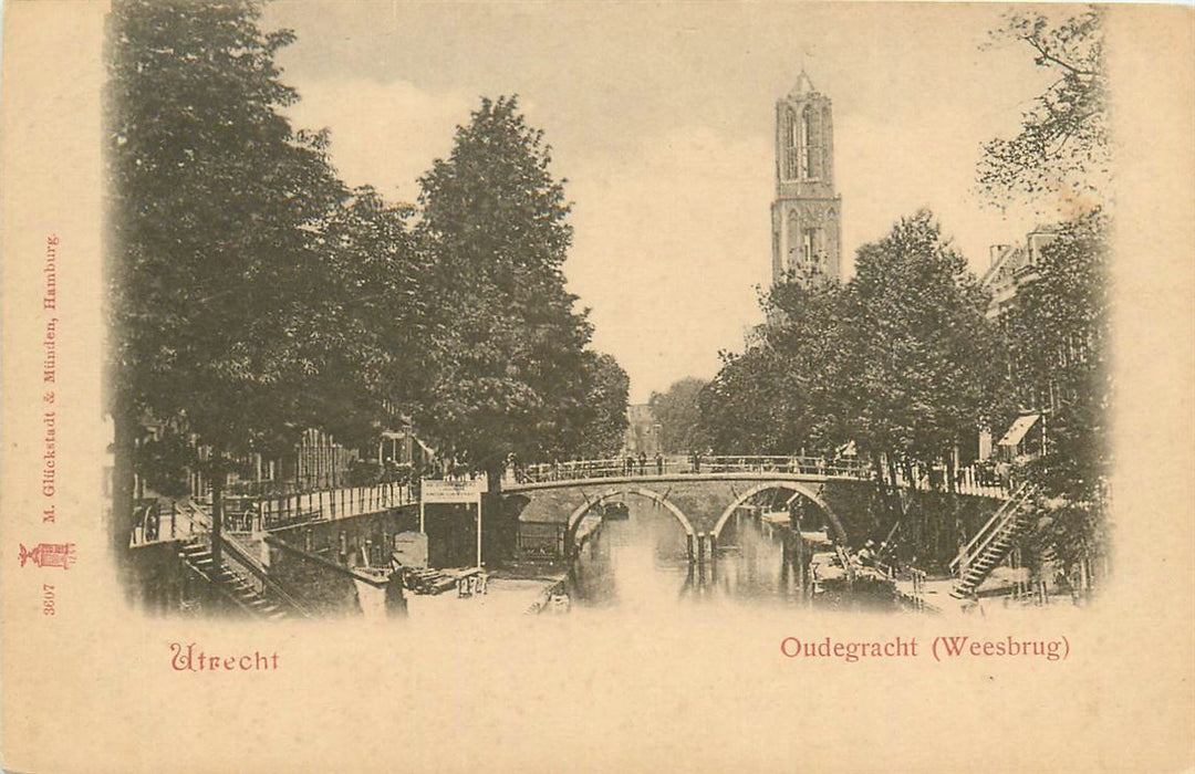 Utrecht Oudegracht Weesbrug