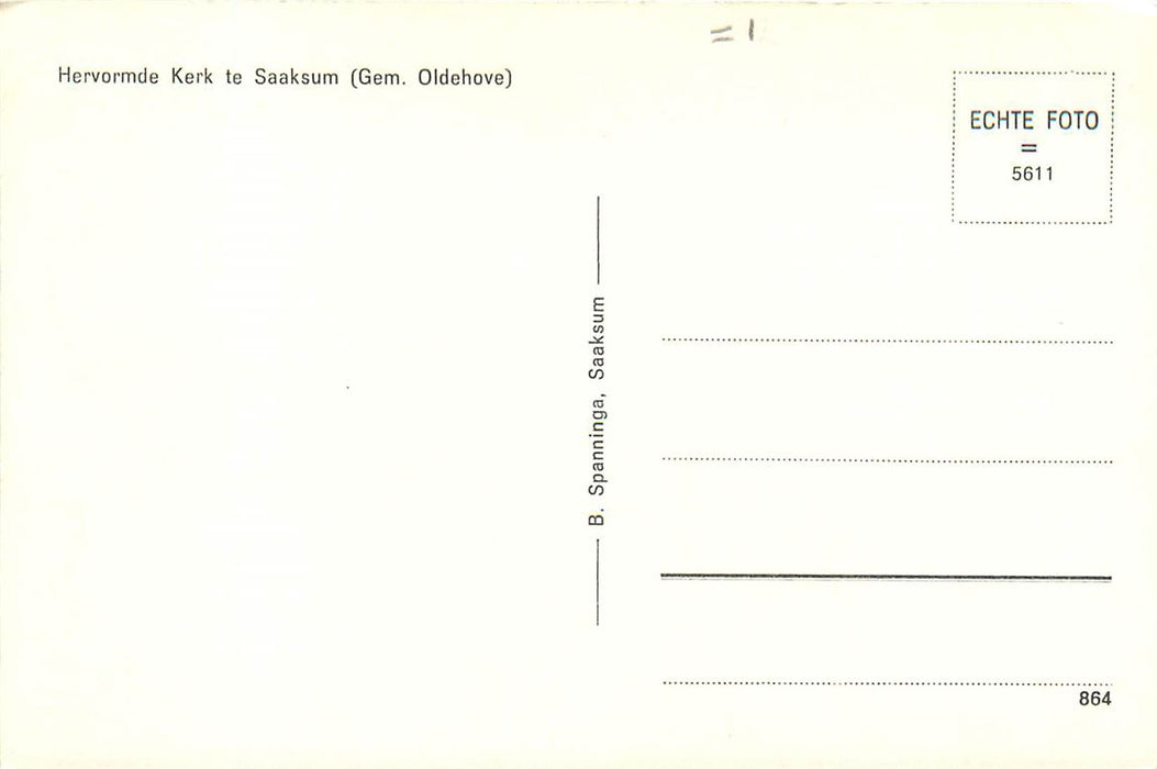 Saaksum Oldehove Herv Kerk