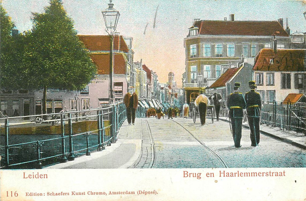 Leiden Brug en Haarlemmerstraat