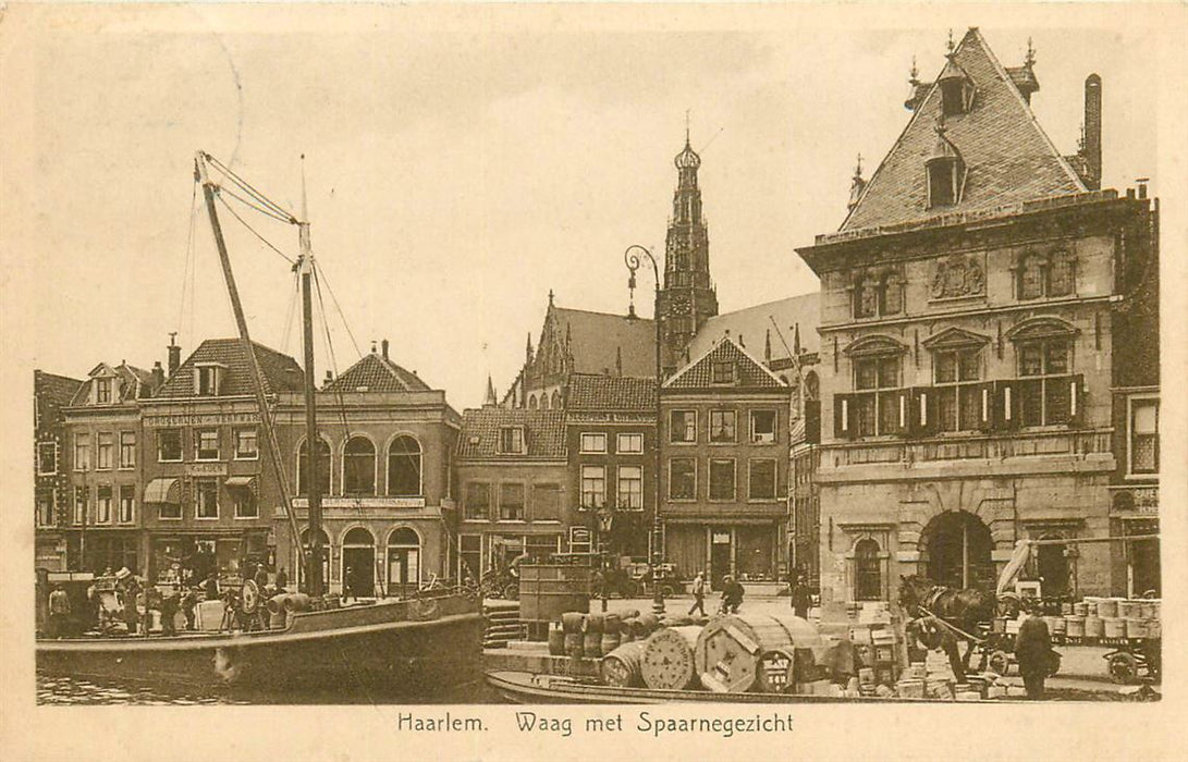 Haarlem Waag Spaarnegezicht