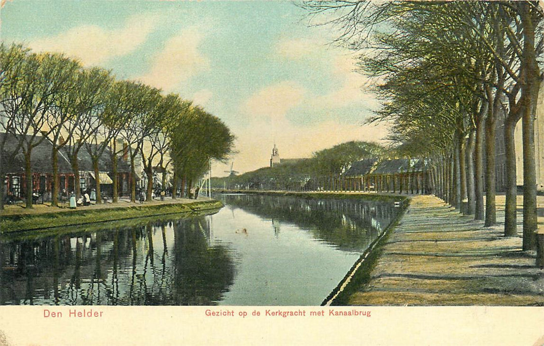 Den Helder Kerkgracht Kanaalbrug