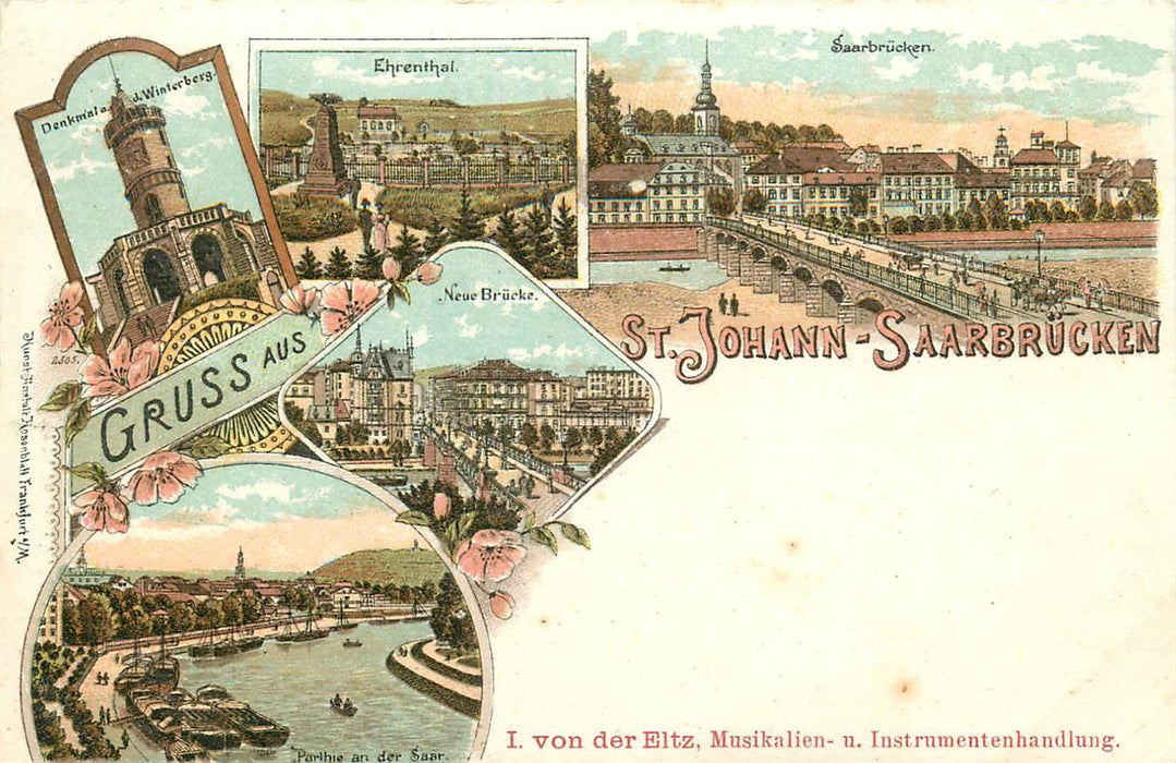 St Johann Saarbrucken Litho