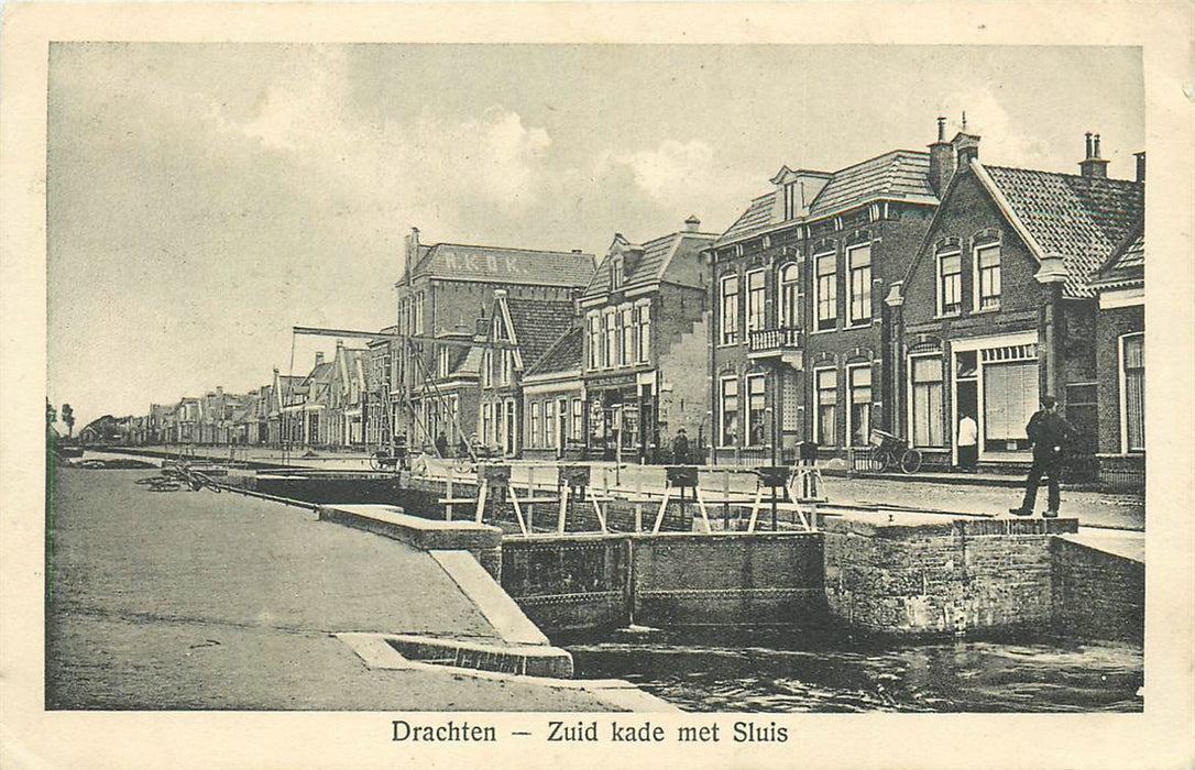 Drachten Zuidkade met Sluis