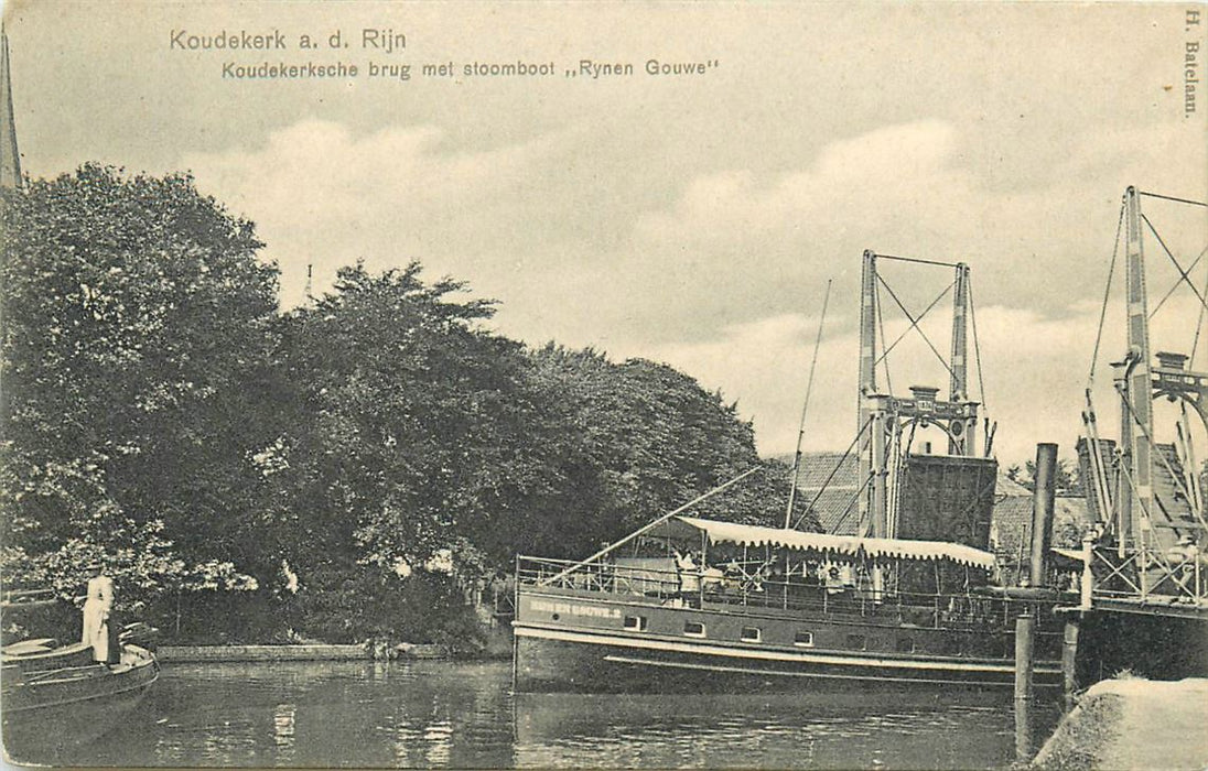 Koudekerk Stoomboot Rijnen Gouwe