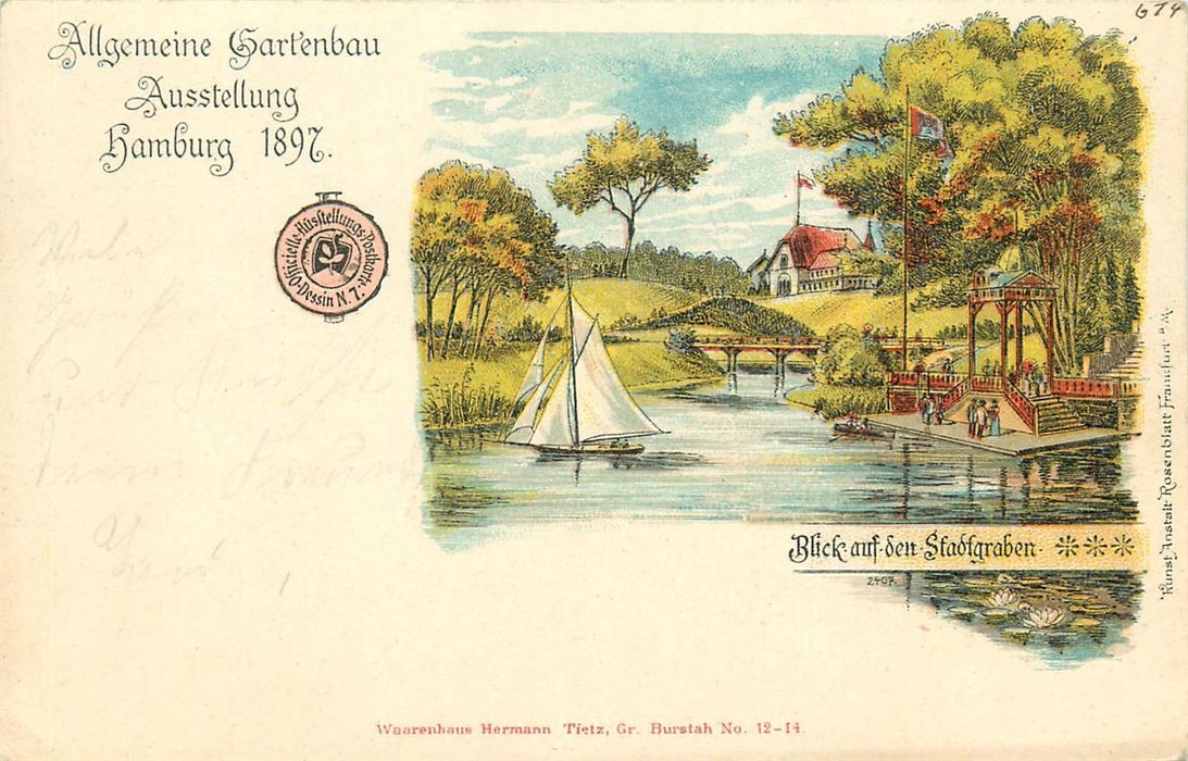 Hamburg Gartenbau Ausstellung 1897