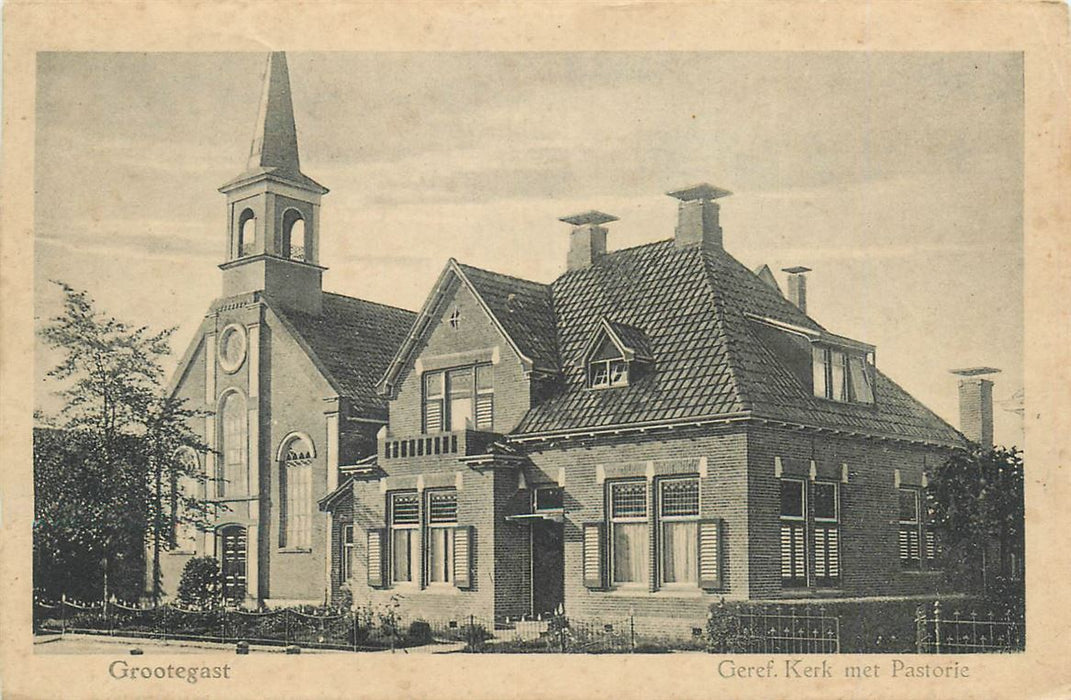 Grootegast Geref Kerk en Pastorie