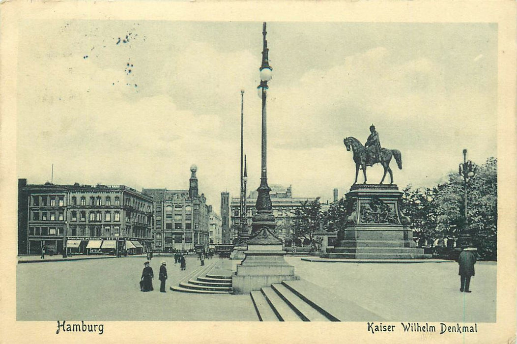 Hamburg Kaiser Wilhelm Denkmal