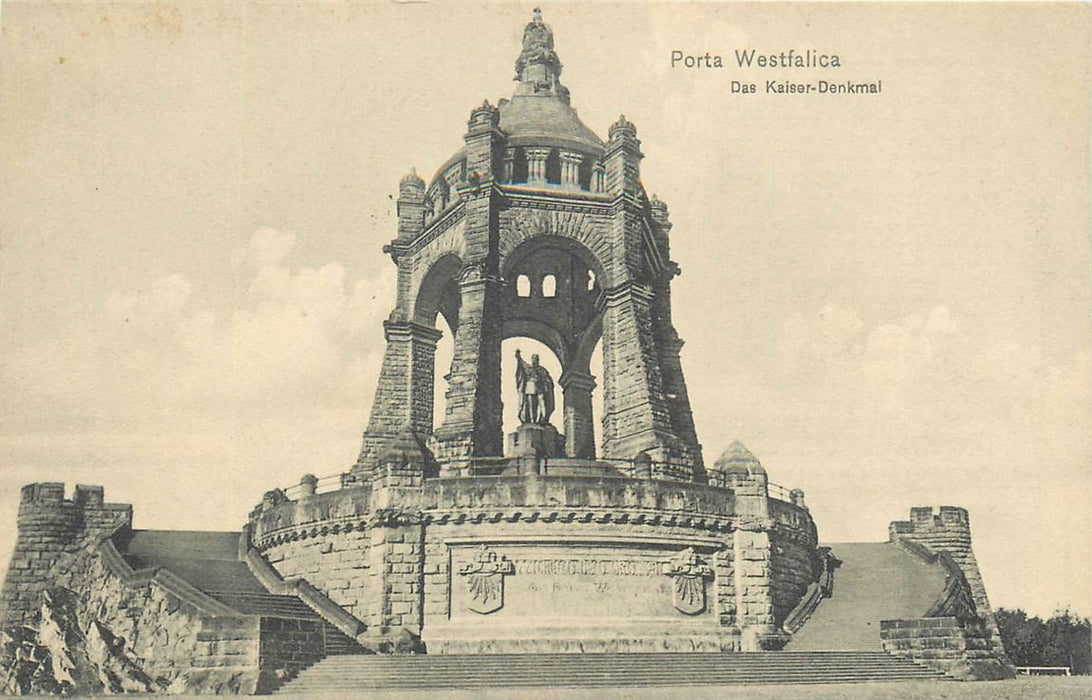 Porta Westfalica Der Kaiser Denkmal