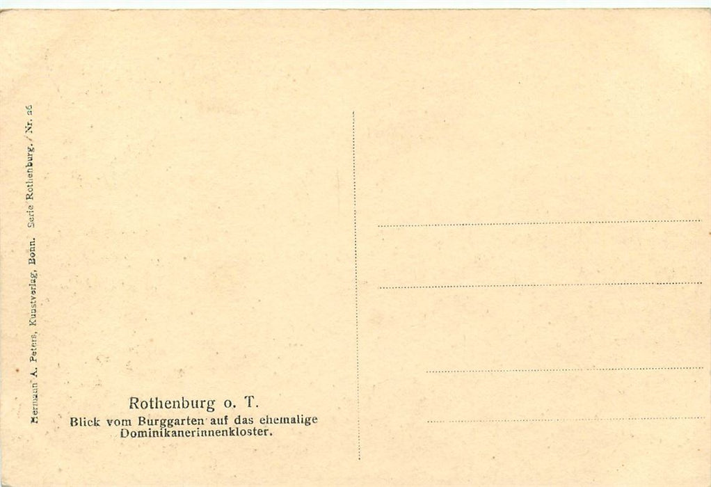 Rothenburg o T