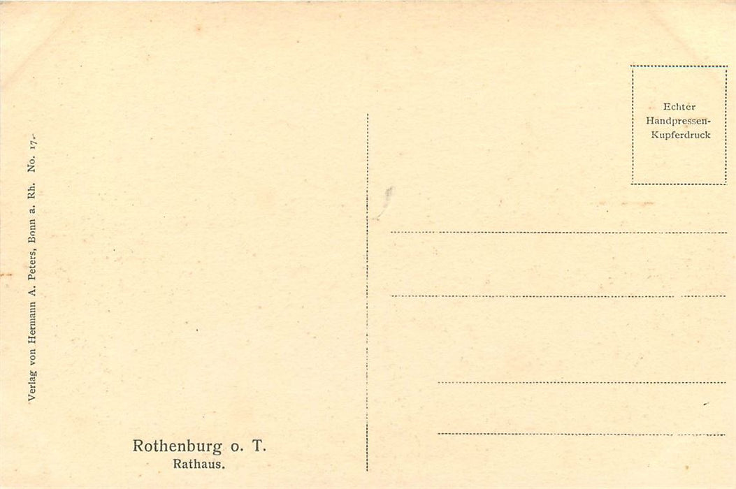 Rothenburg o T Rathaus