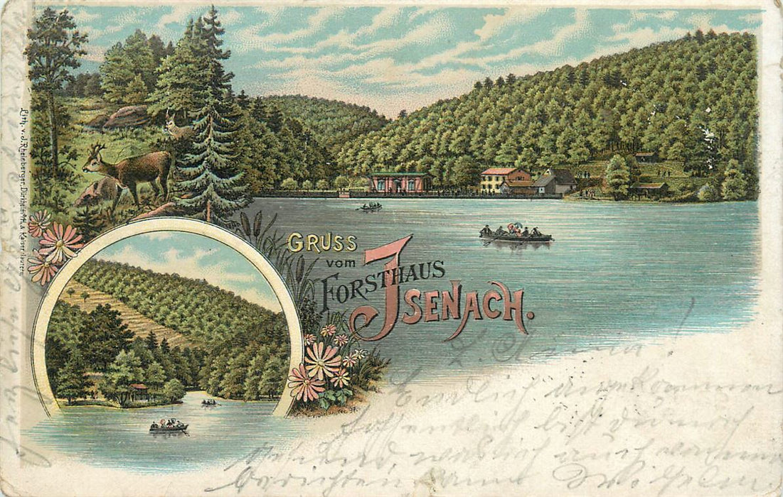 Forsthaus Isenach Litho