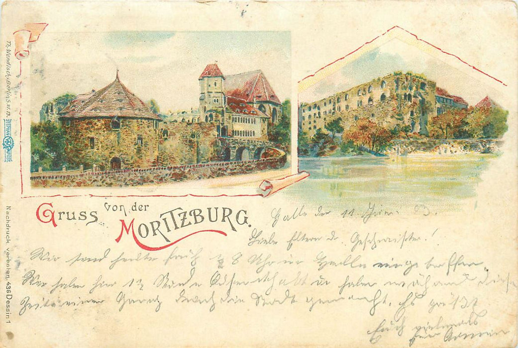 Moritzburg Litho