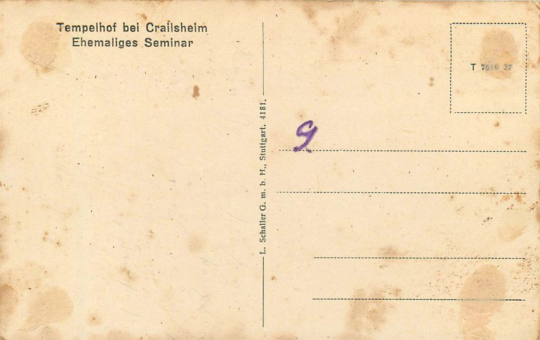Crailsheim Tempelhof