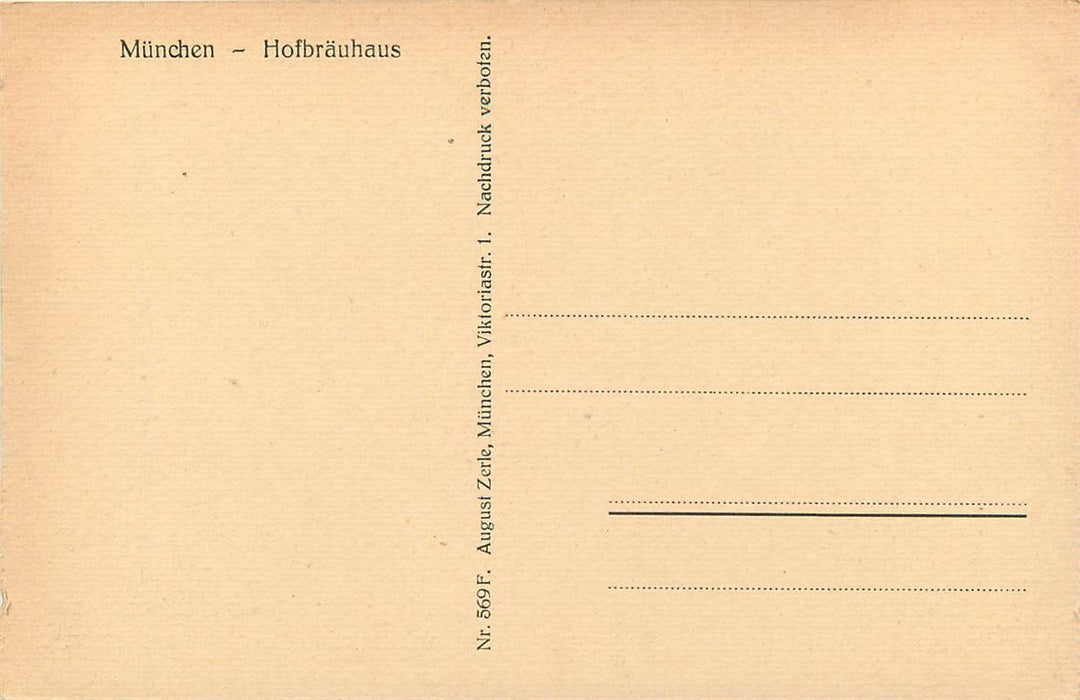 Munchen Hofbrauhaus