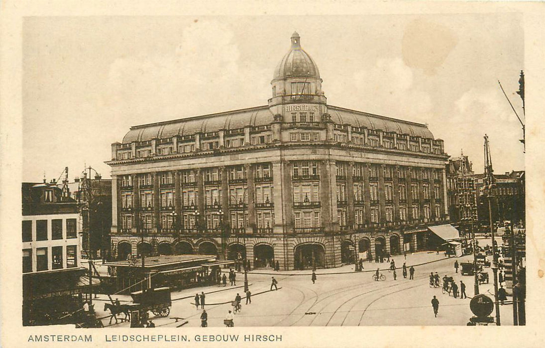 Amsterdam Leidscheplein gebouw Hirsch