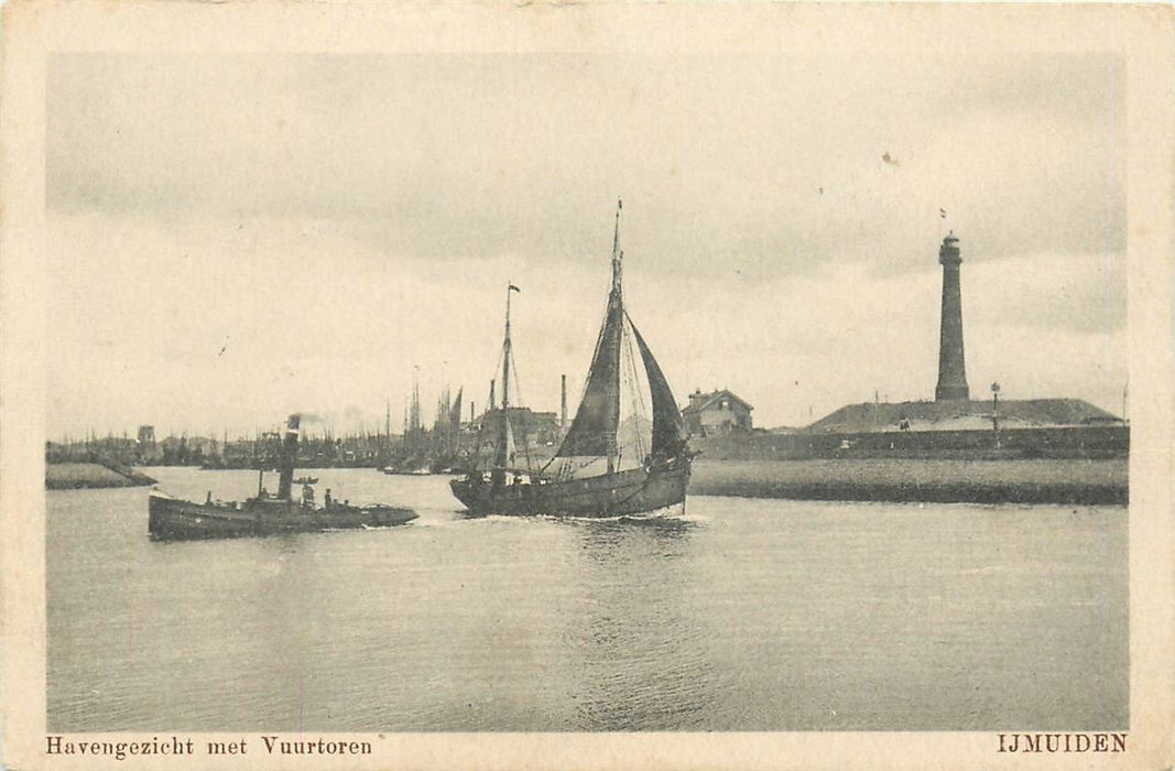 Ijmuiden Havengezicht Vuurtoren