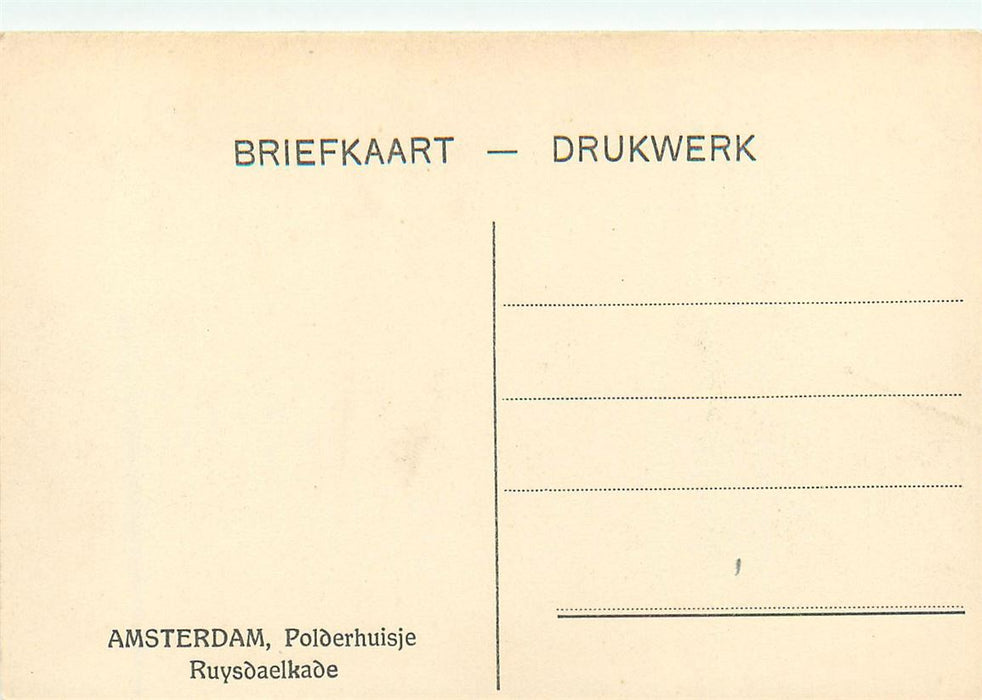 Amsterdam Polderhuisje Ruysdaelkade