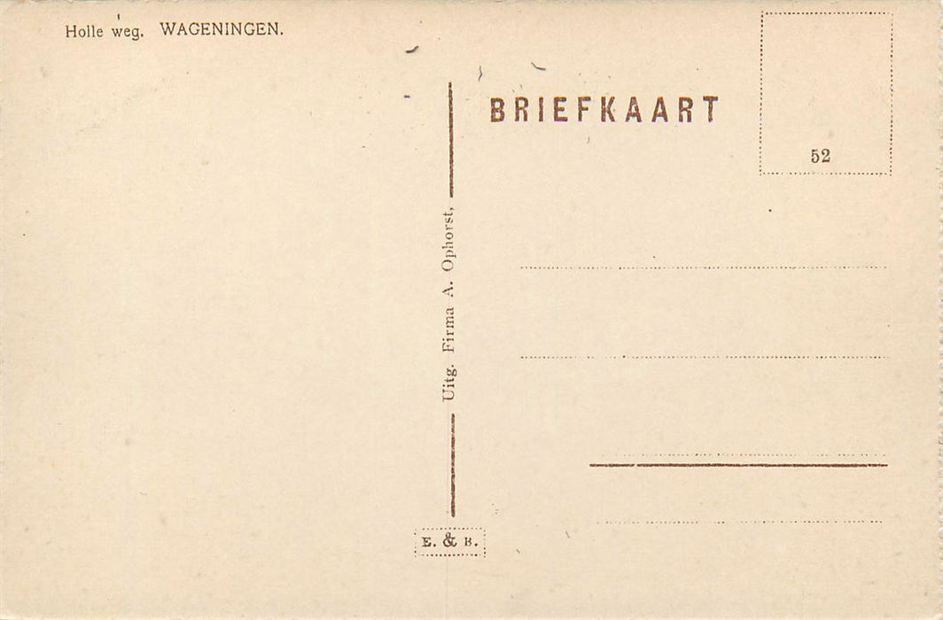 Wageningen Holle Weg