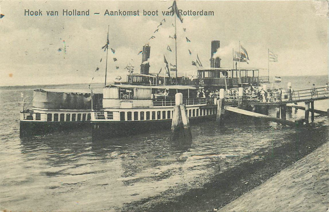 Hoek van Holland Annkomst boot