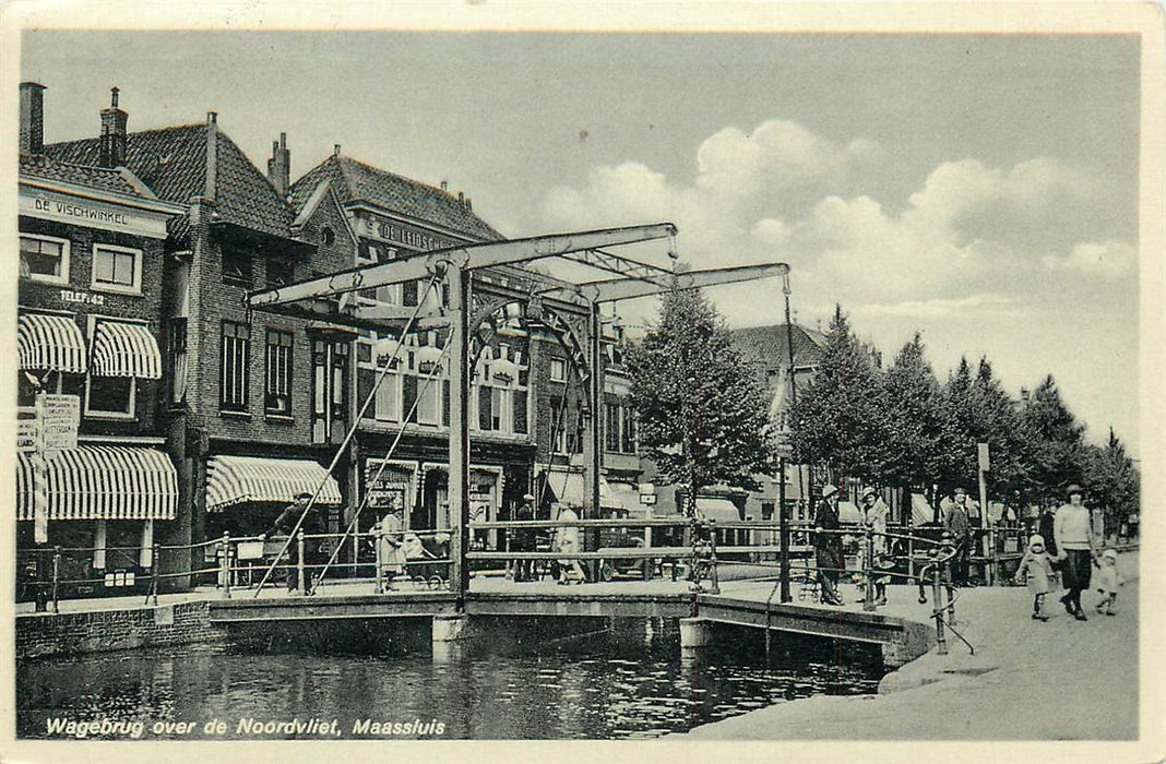 Maassluis Wagebrug Noordvliet